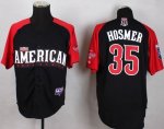 Royals #35 Eric Hosmer Black 2015 All-Star American League Stitc