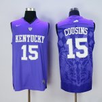 nike kentucky wildcats #15 cousins blue jerseys