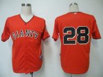 Baseball Jerseys san francisco giants #28 posey orange(2011 cool