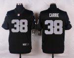 nike oakland raiders #38 carrie black elite jerseys