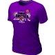 women miami heat 2012 eastern conference champions purple T-Shir