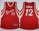 nba houston rockets #12 dwight howard red 2015-2016 christmas day stitched jerseys