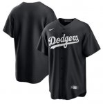 Custom Los Angeles Dodgers Black Stitched Jersey