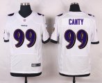nike baltimore ravens #99 canty white elite jerseys