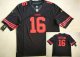 nike san francisco 49ers #16 Joe Montana black [nike Limited]