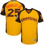 mlb boston red sox jackie bradley jr. majestic yellow 2016 mlb all-star game cool base batting practice jerseys