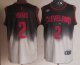 nba cleveland cavaliers #2 kyrie irving blackgrey fadeaway fashion embroidered jerseys