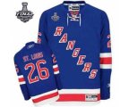 nhl new york rangers #26 st.louis blue [2014 stanley cup]