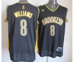 nba new jersey nets #8 williams black [2013 new]