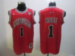 basketball chicago bulls #1 rose red[2012 latin nights]