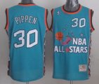 NBA 1996 All-Star #30 Scottie Pippen Green Swingman Throwback Jersey