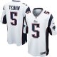 nike nfl new england patriots #5 tebow white [game]