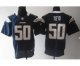nike nfl san diego chargers #50 manti teo elite dk.blue jerseys