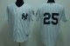 Baseball Jerseys new york yankees #25 teixeira white(2009 logo)