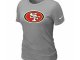 Women San Francisco 49ers L.Grey T-Shirts