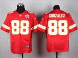 nike nfl kansas city chiefs #88 gonzalez elite red jerseys