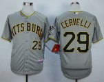 MLB Jersey Pittsburgh Pirates #29 Francisco Cervelli Grey Cool B