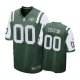 New York Jets #00 Custom Green Nike Game Jersey - Men's