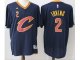 NBA Cleveland Cavaliers #2 Kyrie Irving Navy Blue Short Sleeve C Stitched Jerseys