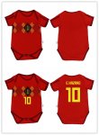 FIFA World Cup Russia 2018 Belgium Home Red Soccer Jersey Short Sleeves Baby Jerseys
