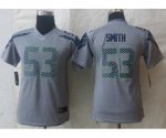 nike youth nfl seattle seahawks #53 smith grey [nike limited]
