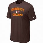 Kansas City Chiefs T-Shirts brown