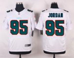 nike miami dolphins #95 jordan white elite jerseys