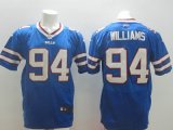 nike nfl buffalo bills #94 williams blue jerseys [new elite]