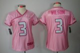 nike women nfl seattle seahawks #3 wilson pink [2012 nike love]