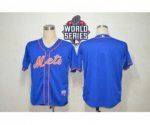 2015 World Series mlb jerseys new york mets blank blue[cool base