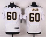 nike new orleans saints #60 unger white elite jerseys