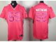 nike women nfl green bay packers #52 matthews pink jerseys
