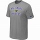 Baltimore Ravens T-Shirts light grey