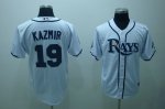 Baseball Jerseys tampa bay rays #19 kazmir white(2008 ws patch)