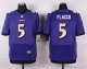 nike baltimore ravens #5 flacco purple elite jerseys