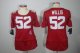 nike women nfl san francisco 49ers #52 willis red [breast cancer