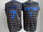 nba new york knicks #7 anthony grey jerseys [black strip]