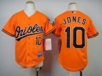 youth mlb baltimore orioles #10 jones orange jerseys