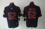 nike nfl san francisco 49ers #52 willis black [nike limited]