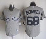mlb jerseys New York Yankees #68 Betances Grey New Cool Base St