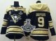 men nhl pittsburgh penguins #9 pascal dupuis black sawyer hooded sweatshirt 2017 stanley cup finals champions stitched nhl jersey