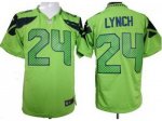 nike nfl seattle seahawks #24 marshawn lynch green [game]