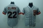 Baseball Jerseys san francisco giants #22 clark m&n grey