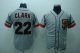 Baseball Jerseys san francisco giants #22 clark m&n grey