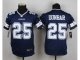 Women Nike Dallas Cowboys #25 Dunbar blue Jerseys