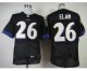 nike nfl baltimore ravens #26 elam black [new Elite][elam]