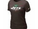 Women New York Jets Brown T-Shirt