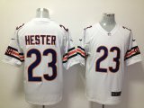 nike nfl chicago bears #23 devin hester white jersey [game]