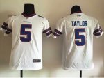 Youth Nike Buffalo Bills #5 Taylor white jerseys