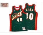 nba seattle supersonics #40 kemp green jerseys